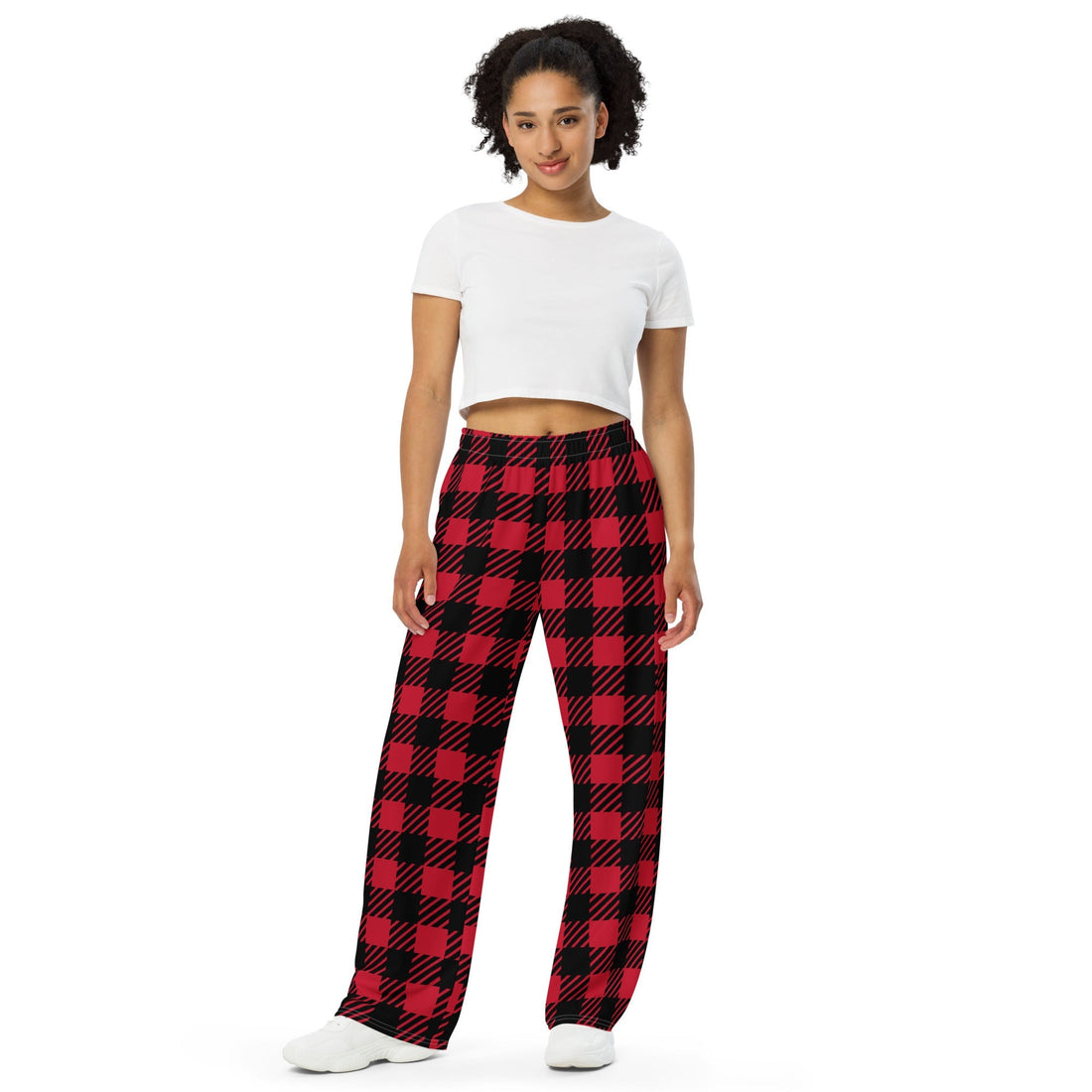 Pantalon Unisexe Plaid Rouge : l’alliance parfaite entre confort et style urbain - Louis Alat