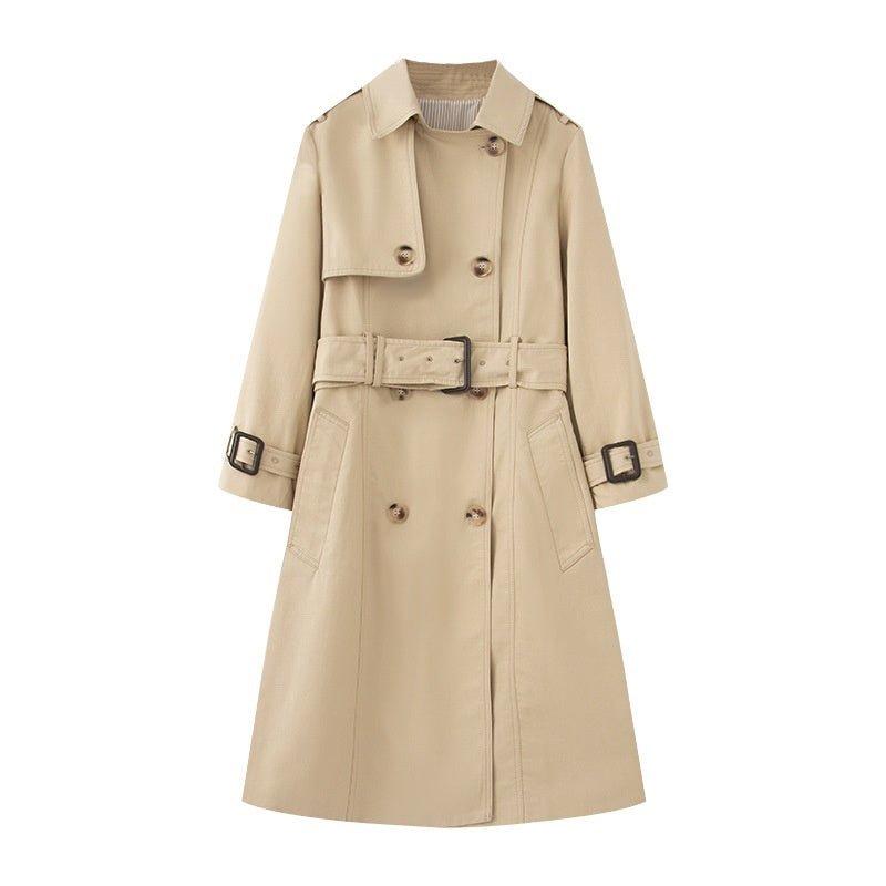 Trench Longue Femme – Élégance Britannique & Coupe Structurée - Louis Alat