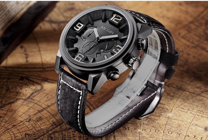 MEGIR ChronoX – Montre Homme Sport Élégance Multifonction - Louis Alat