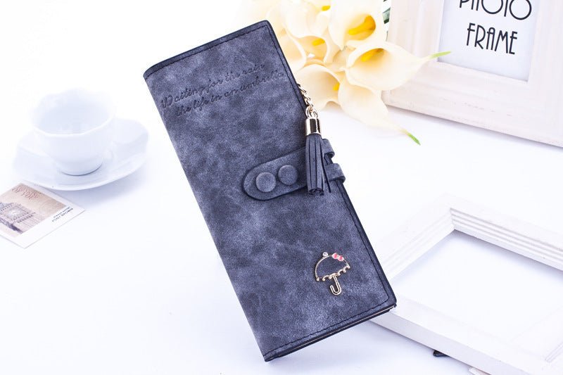 Portefeuille Femme “Umbrella Charm” – Élégance Minimaliste - Louis Alat