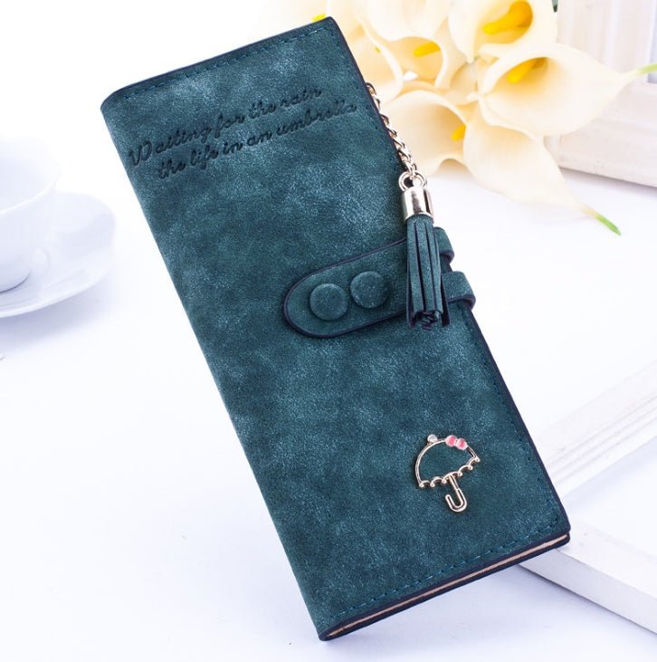 Portefeuille Femme “Umbrella Charm” – Élégance Minimaliste - Louis Alat