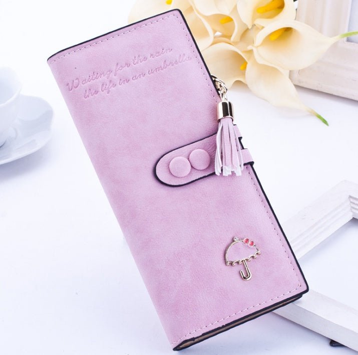 Portefeuille Femme “Umbrella Charm” – Élégance Minimaliste - Louis Alat