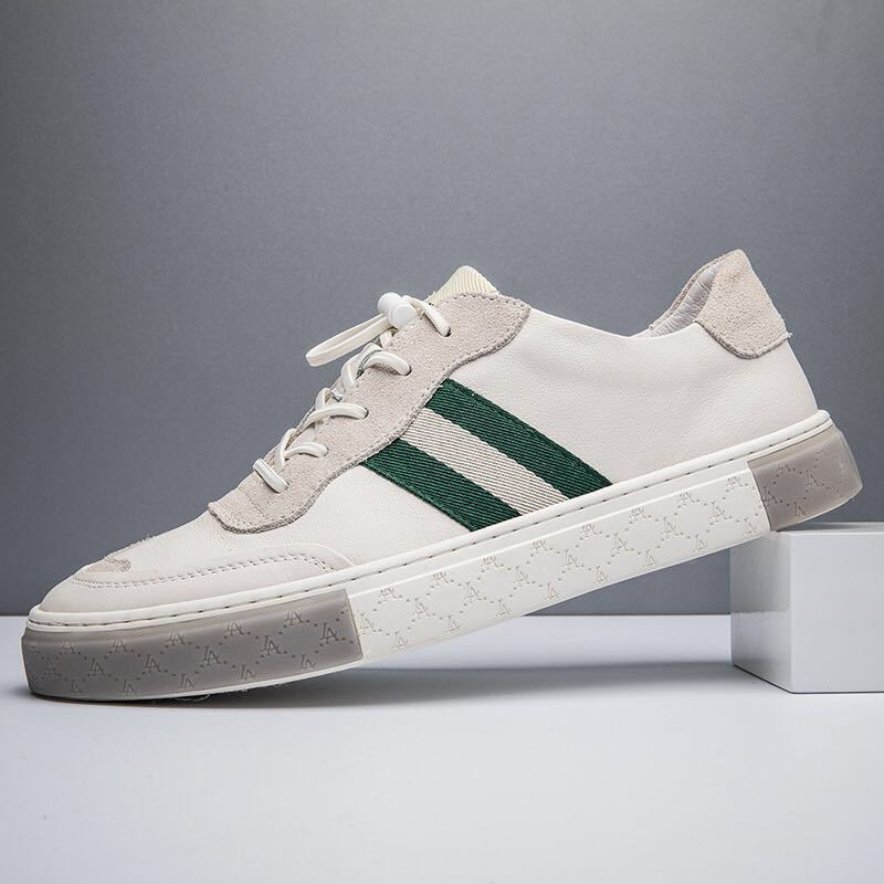 Chaussures en Cuir Blanc pour Homme – Élégance Décontractée - Louis Alat