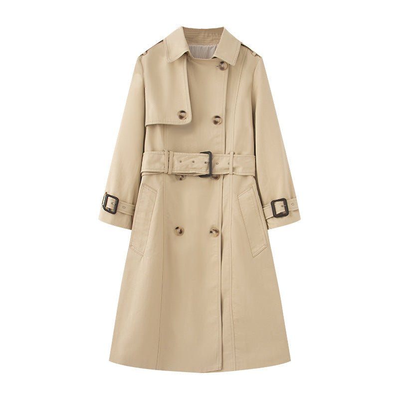 Trench Longue Femme – Élégance Britannique & Coupe Structurée - Louis Alat