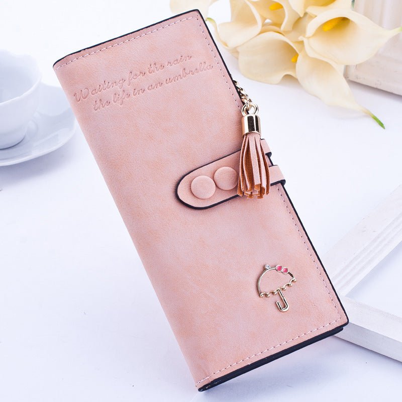 Portefeuille Femme “Umbrella Charm” – Élégance Minimaliste - Louis Alat