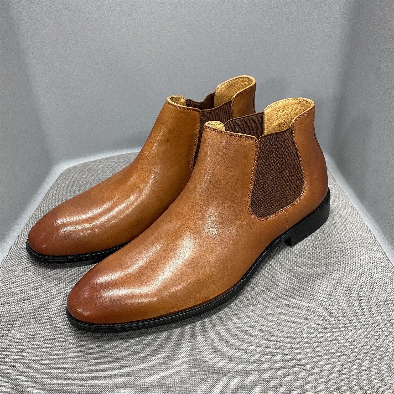 Bottines Homme en Cuir Véritable – Style Classique &amp; Élégance Décontractée - Louis Alat