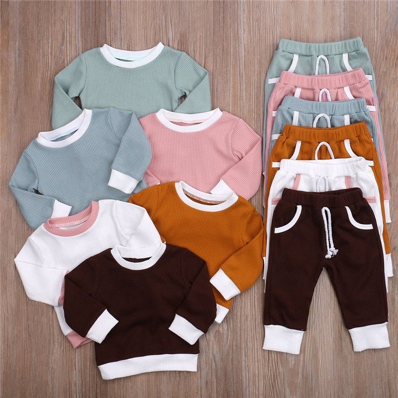 Ensemble Deux - Pièces Printemps & Automne pour Enfants – Hauts et Pantalons pour Filles - Louis Alat