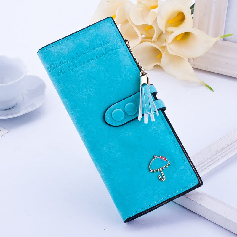 Portefeuille Femme “Umbrella Charm” – Élégance Minimaliste - Louis Alat