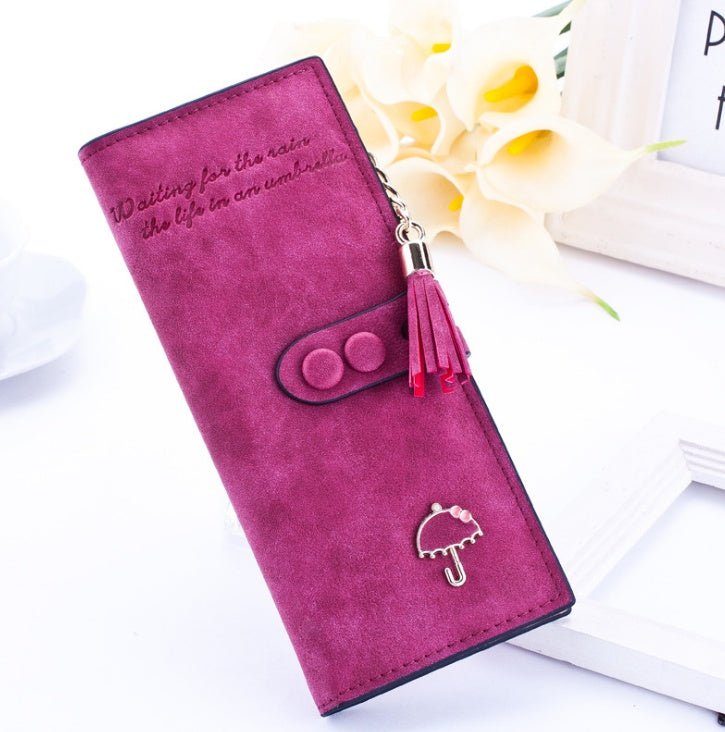 Portefeuille Femme “Umbrella Charm” – Élégance Minimaliste - Louis Alat