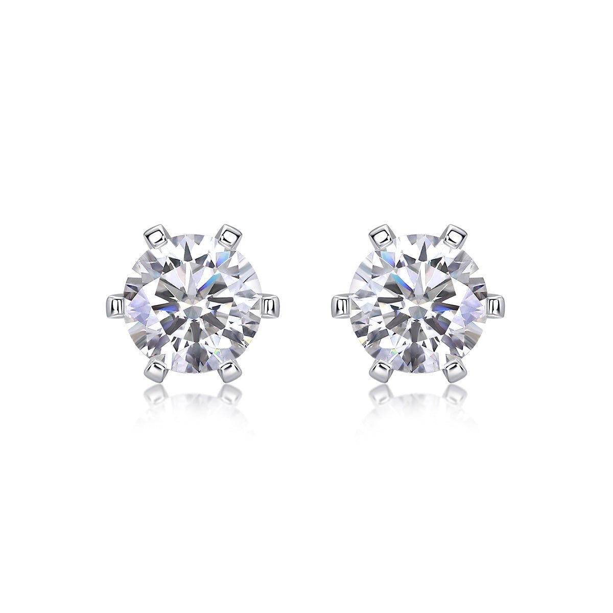 🌙 Quiet Luxury – Boucles d’Oreilles Clou en Moissanite & Argent S925 - Louis Alat