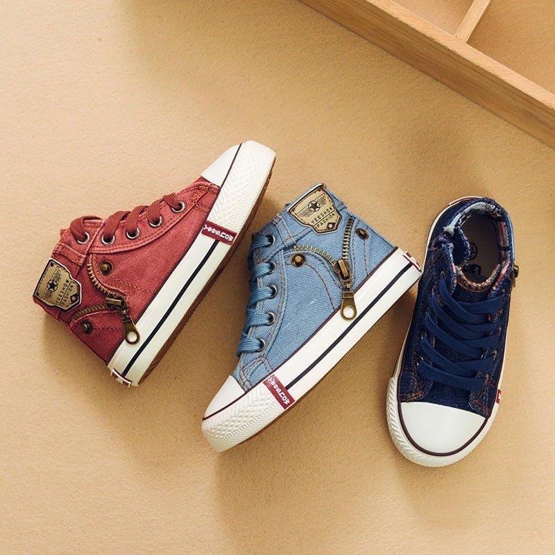 Sneakers en Toile pour Enfants – Chaussures Décontractées Printemps & Automne - Louis Alat