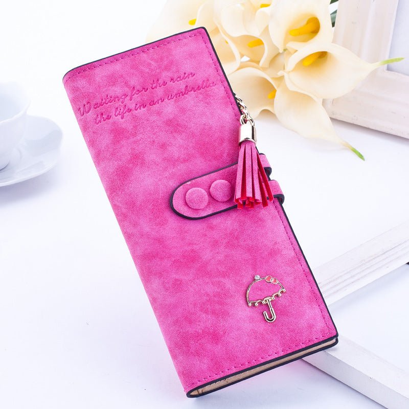 Portefeuille Femme “Umbrella Charm” – Élégance Minimaliste - Louis Alat