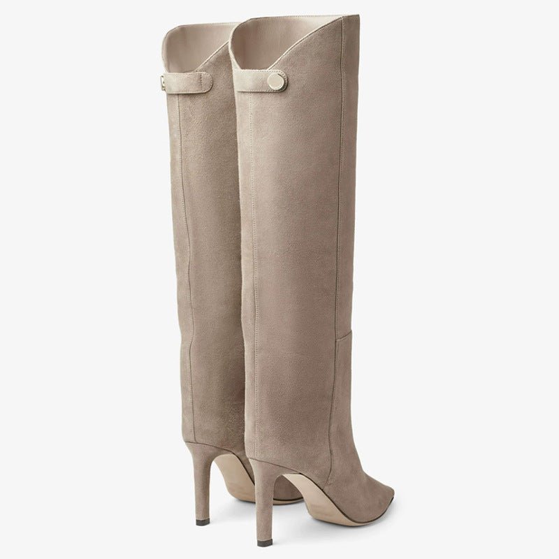 Bottes Élégance Haute Tige – Cuir Lisse & Talon Fin - Louis Alat