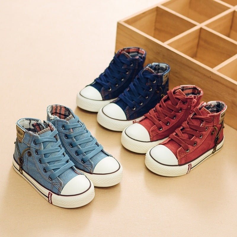 Sneakers en Toile pour Enfants – Chaussures Décontractées Printemps & Automne - Louis Alat