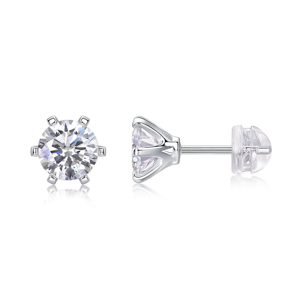 🌙 Quiet Luxury – Boucles d’Oreilles Clou en Moissanite & Argent S925 - Louis Alat