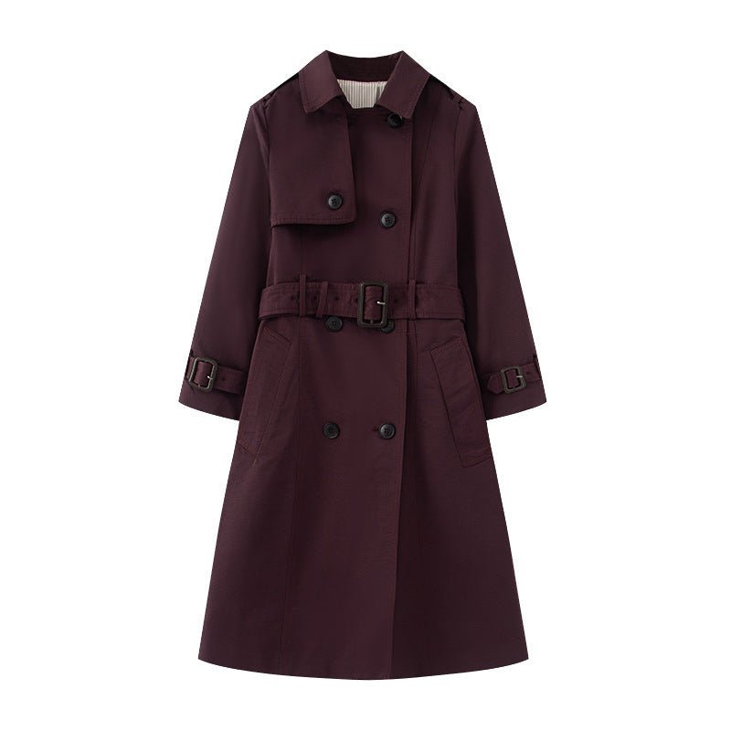 Trench Longue Femme – Élégance Britannique & Coupe Structurée - Louis Alat