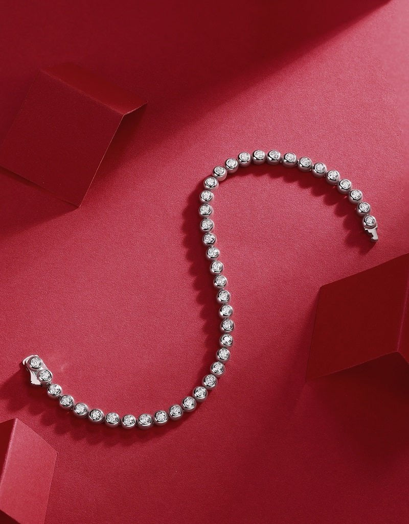 💎 Galaxy Dream – Bracelet Tennis en Moissanite & Argent S925 | Éclat Céleste 💎 - Louis Alat
