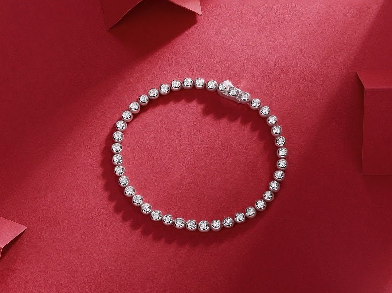 💎 Galaxy Dream – Bracelet Tennis en Moissanite & Argent S925 | Éclat Céleste 💎 - Louis Alat