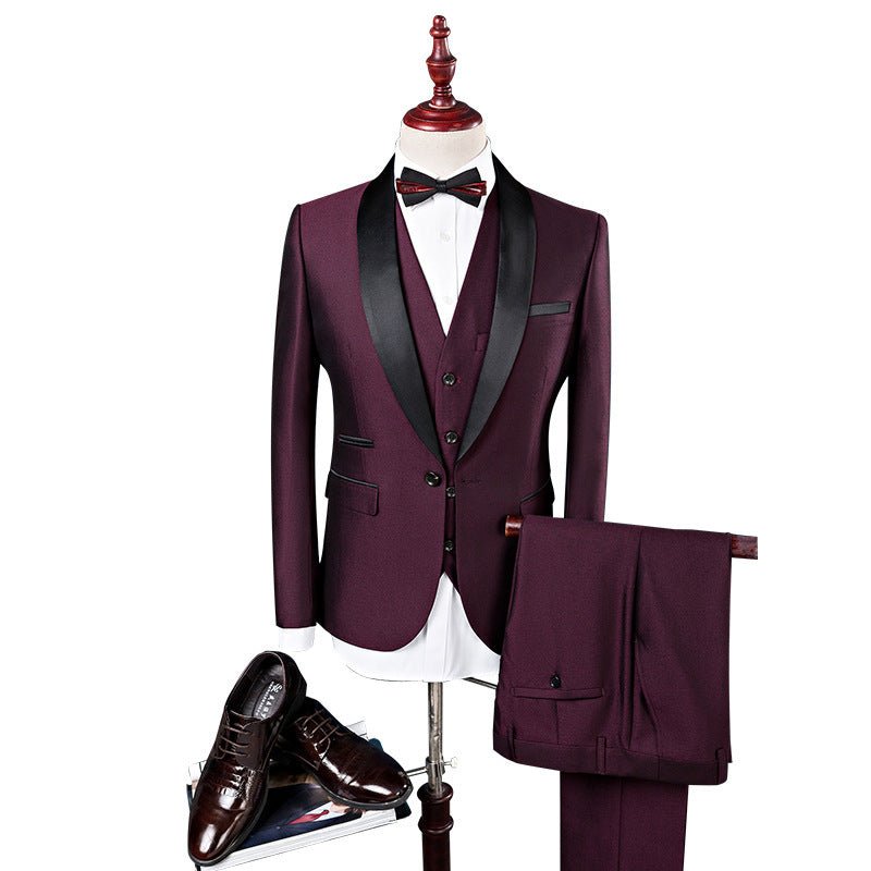 Costume Homme 3 Pièces Élégance Royale – Style Smoking Moderne - Louis Alat