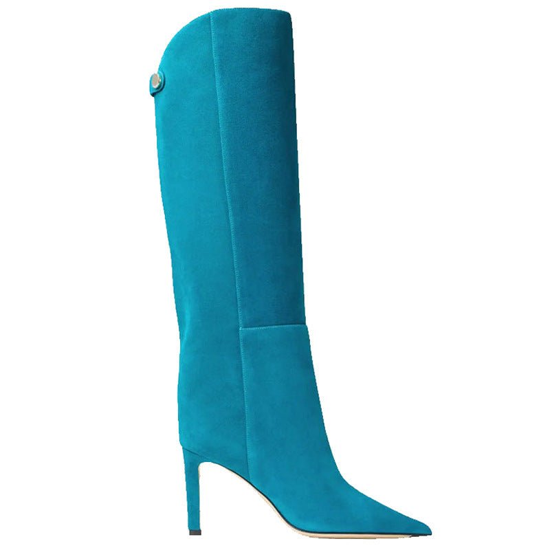 Bottes Élégance Haute Tige – Cuir Lisse & Talon Fin - Louis Alat