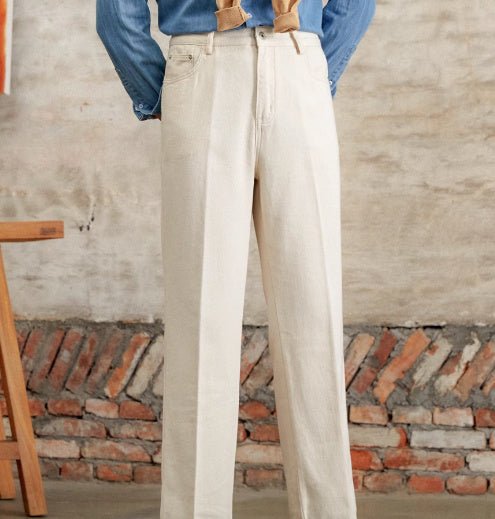 Jeans Droit Coton Britannique — Élégance Old Money - Louis Alat