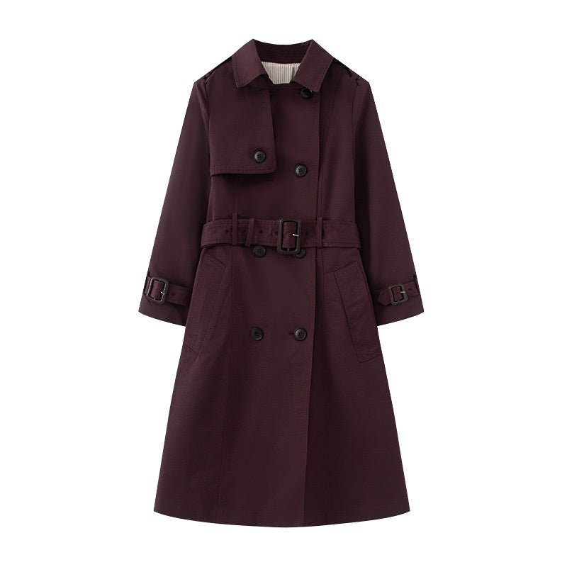 Trench Longue Femme – Élégance Britannique & Coupe Structurée - Louis Alat