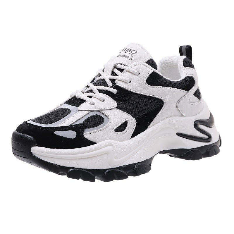 Trifle Retro Sneakers Casual – Sneakers à Couleur Assortie pour Étudiant (Noir, Kaki) - Louis Alat