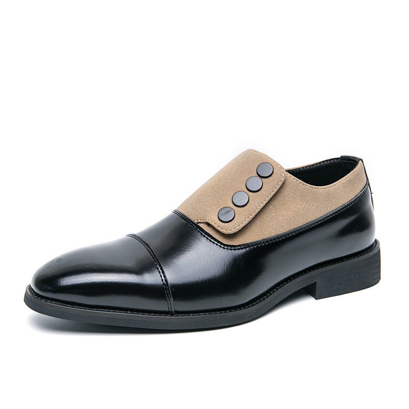 Mocassins Homme Cuir à Bout Pointu Sans Lacets Luxe - Louis Alat