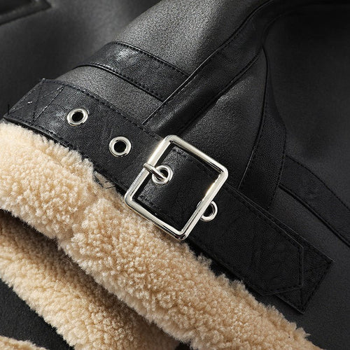 Blouson Hiver Homme Doublé Polaire – Style Shearling Vintage - Louis Alat