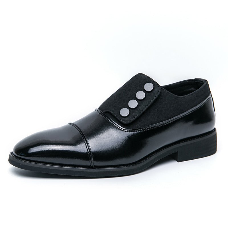 Mocassins Homme Cuir à Bout Pointu Sans Lacets Luxe - Louis Alat