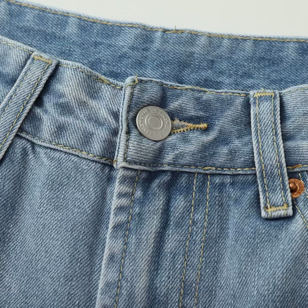Jean Femme Coupe Droite Taille Haute – Style Décontracté & Chic - Louis Alat