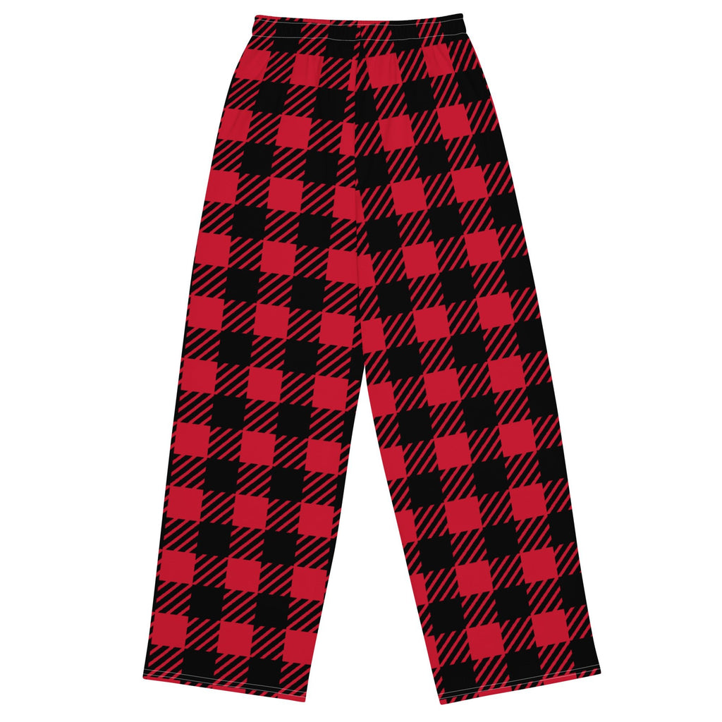 Pantalon Unisexe Plaid Rouge – Confort & Style Urbain - Louis Alat