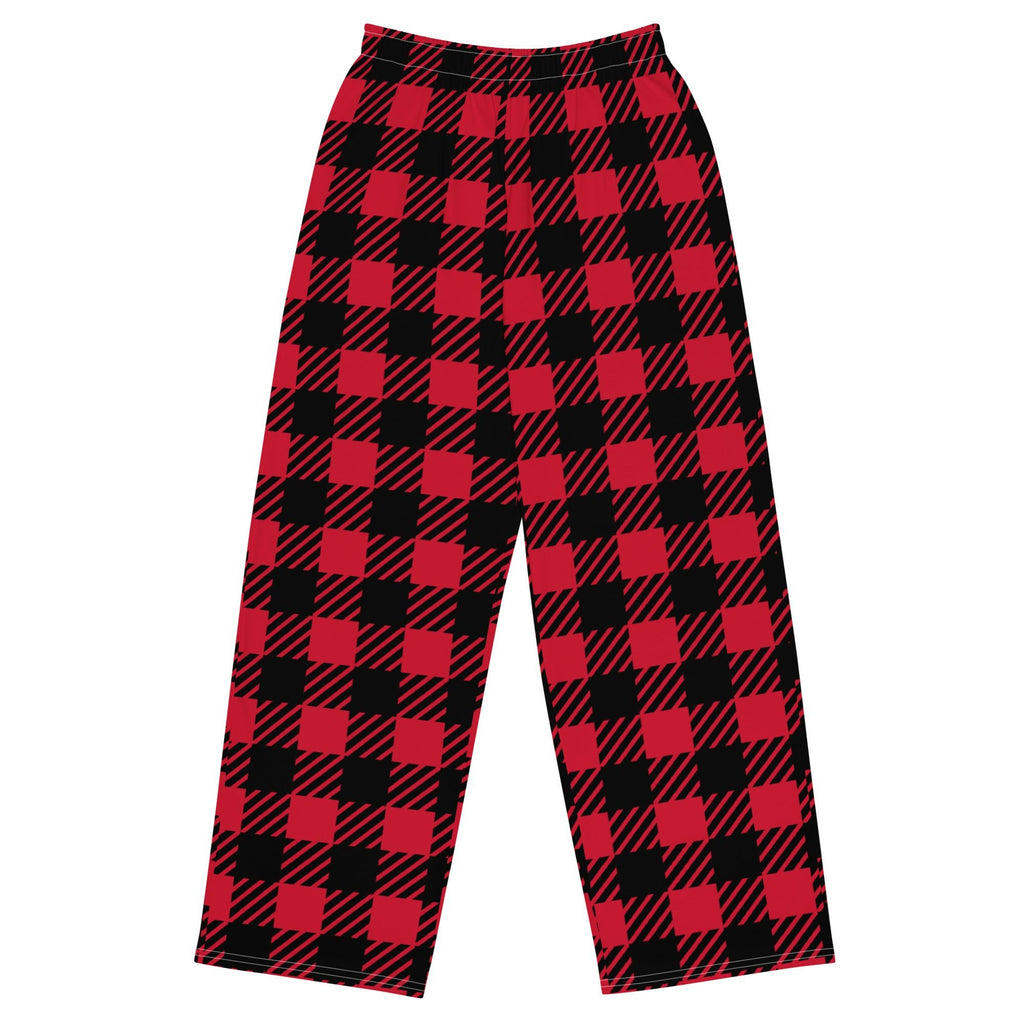 Pantalon Unisexe Plaid Rouge – Confort & Style Urbain - Louis Alat