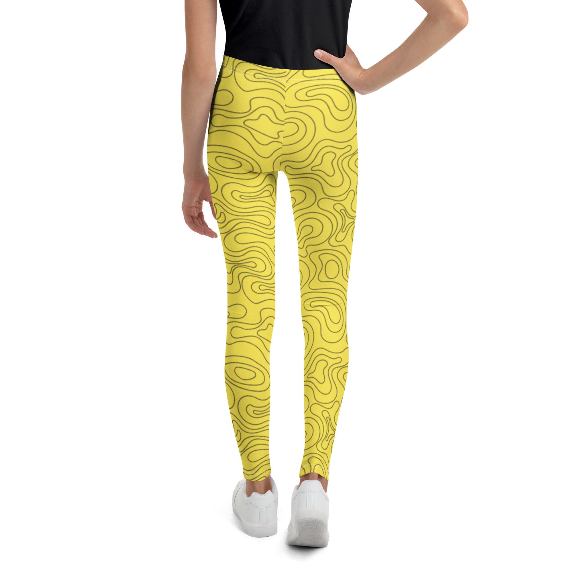 Leggings jeunesse “Topographic Bright” - Louis Alat