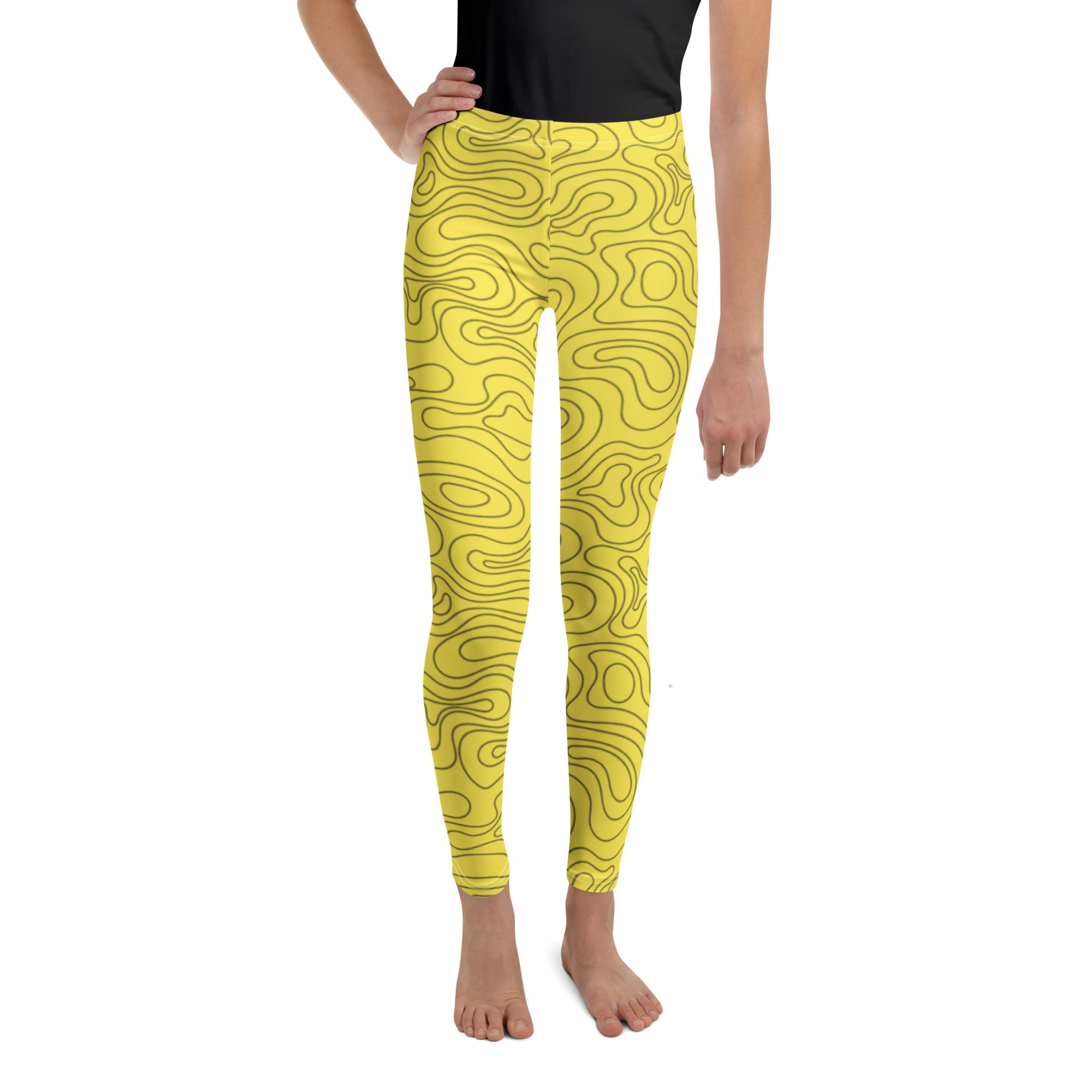 Leggings jeunesse “Topographic Bright” - Louis Alat