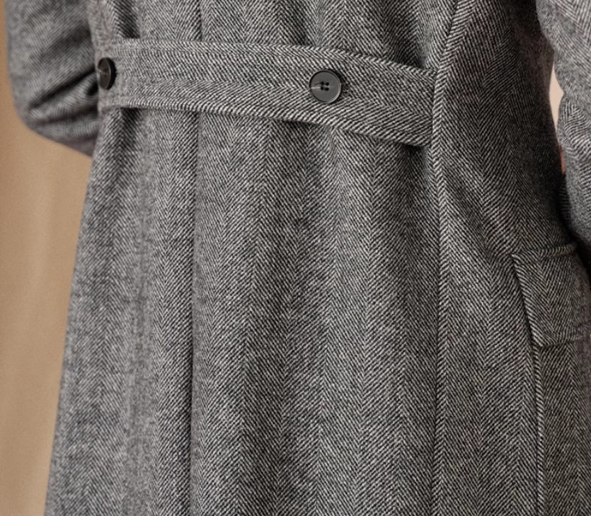 Polo Coat Milanais – Manteau Long Double Boutonnage en Laine - Louis Alat