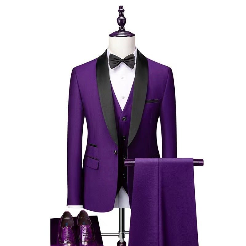Costume Homme 3 Pièces Élégance Royale – Style Smoking Moderne - Louis Alat