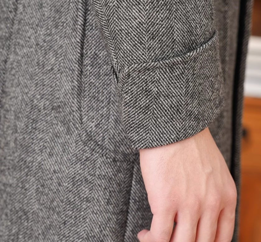 Polo Coat Milanais – Manteau Long Double Boutonnage en Laine - Louis Alat