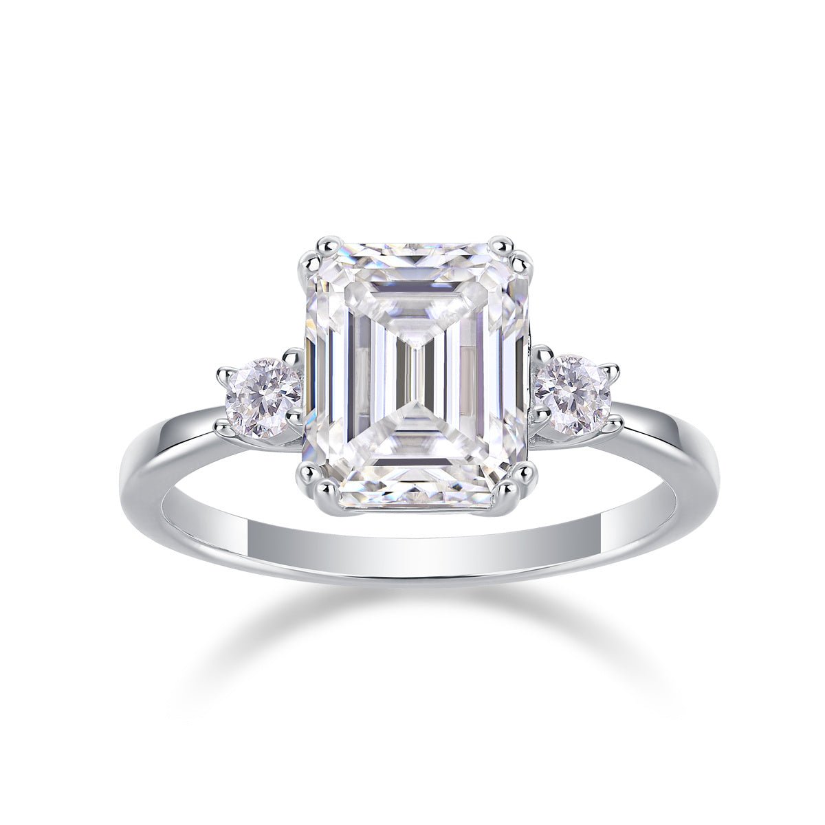 Bague de Fiançailles Émeraude en Moissanite - Louis Alat