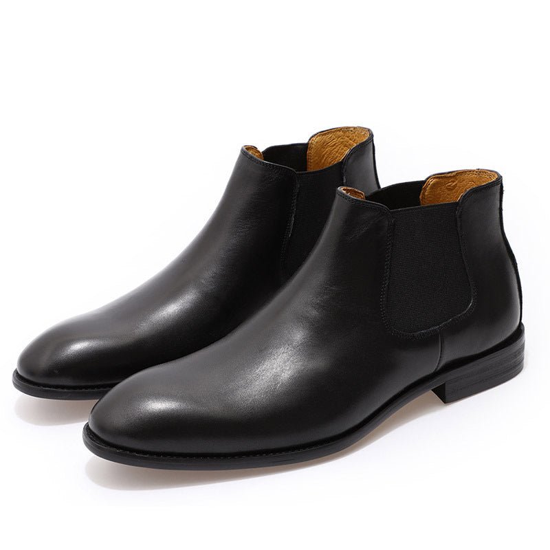 Bottines Homme en Cuir Véritable – Style Classique &amp; Élégance Décontractée - Louis Alat