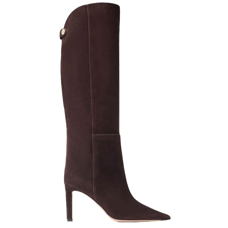 Bottes Élégance Haute Tige – Cuir Lisse & Talon Fin - Louis Alat