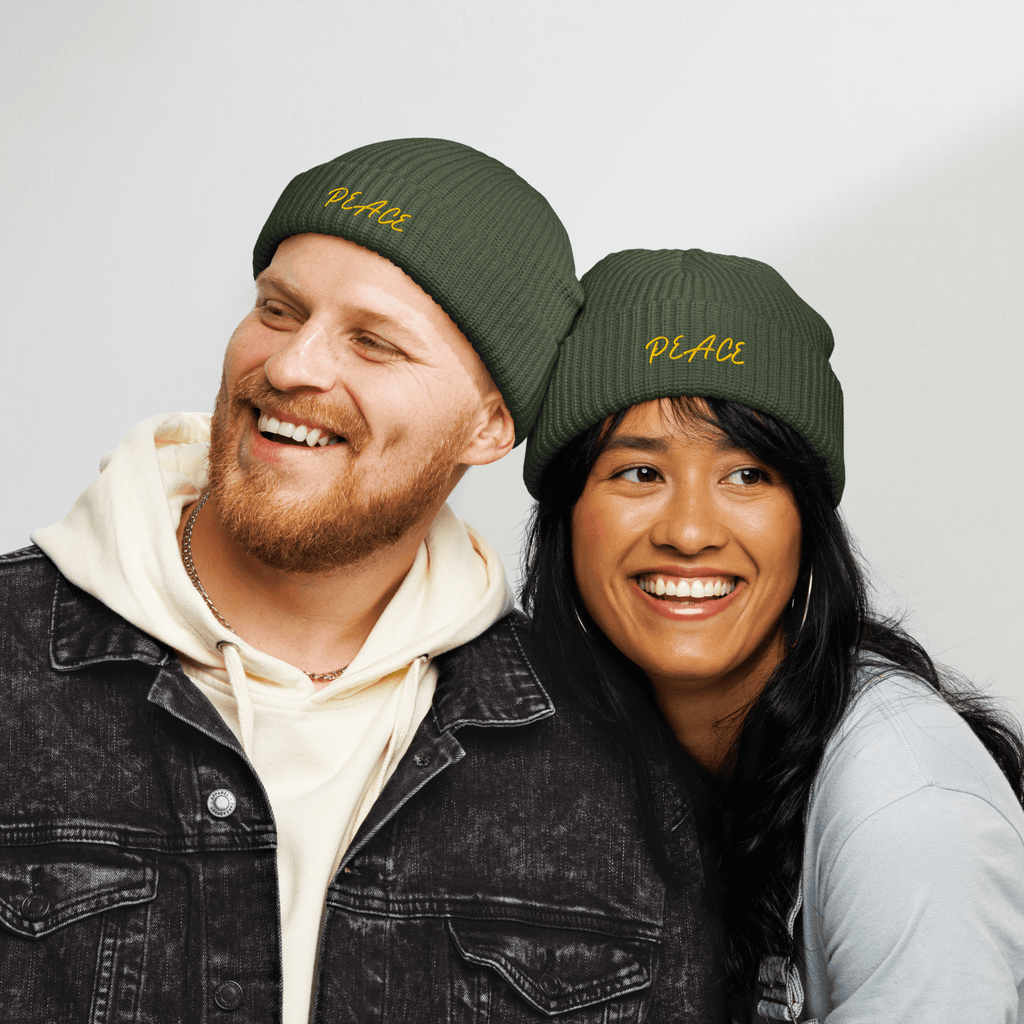 🧢 Bonnet Fisherman PEACE – Style côtelé premium & confort moderne - Louis Alat