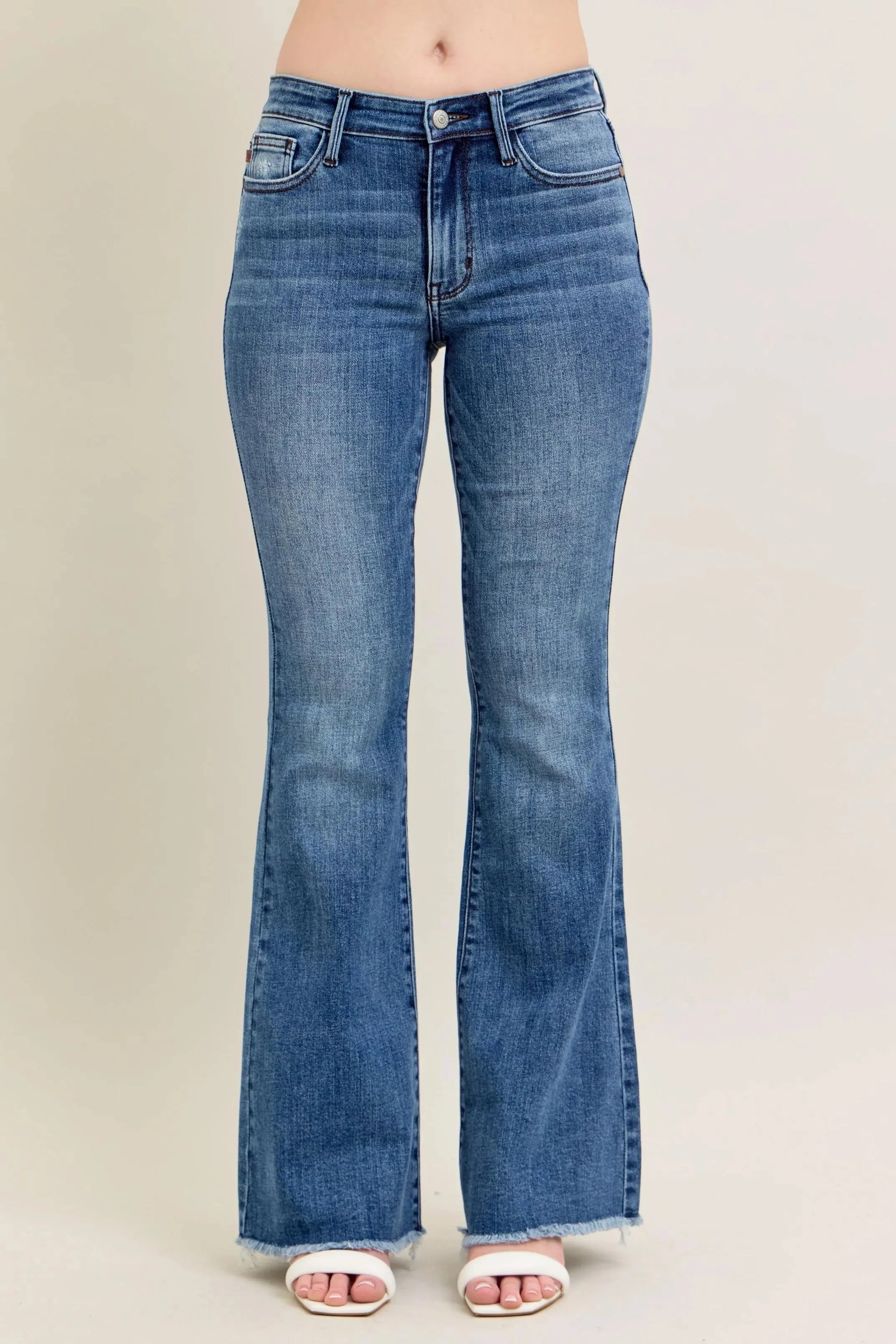 High - Waisted Flare Jeans - Louis Alat
