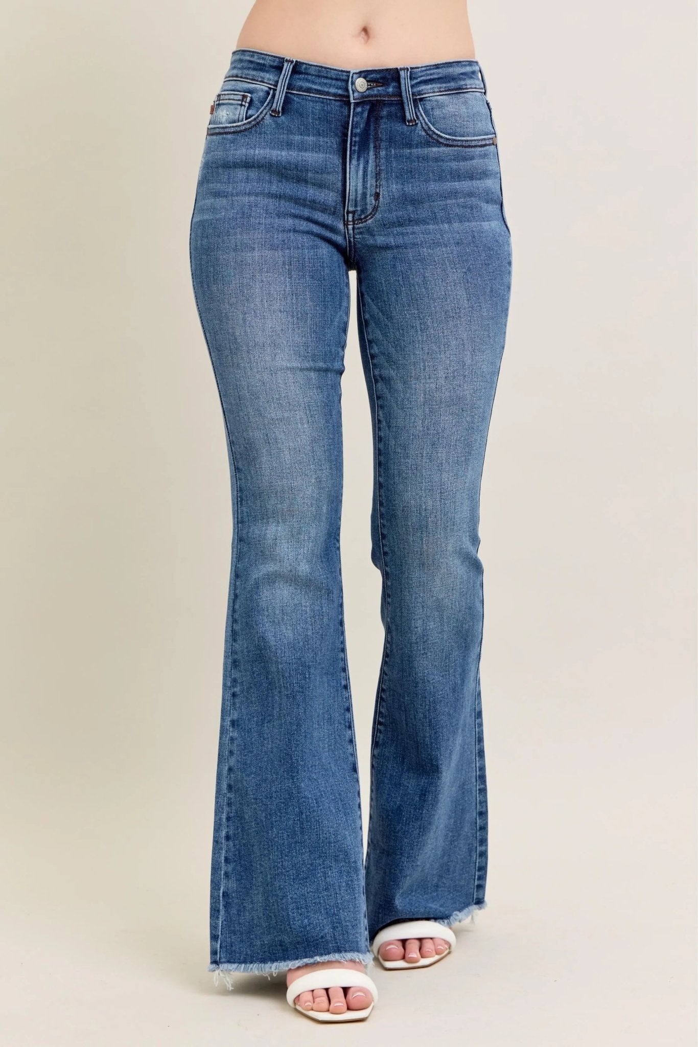 High - Waisted Flare Jeans - Louis Alat