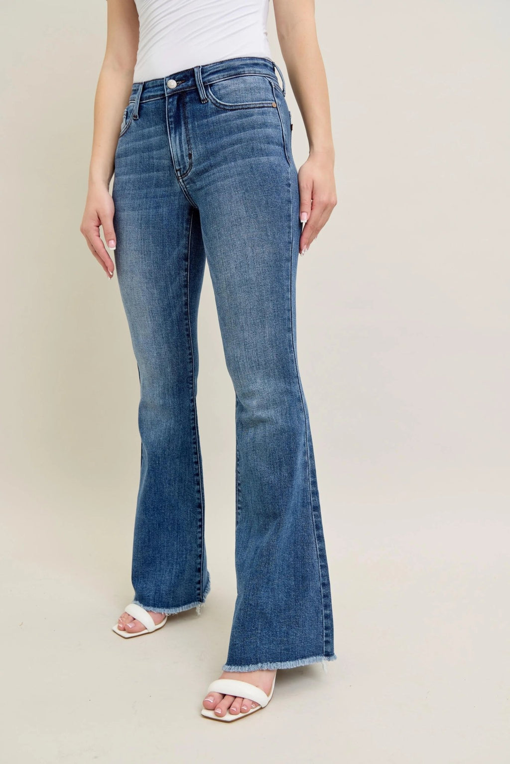 High - Waisted Flare Jeans - Louis Alat