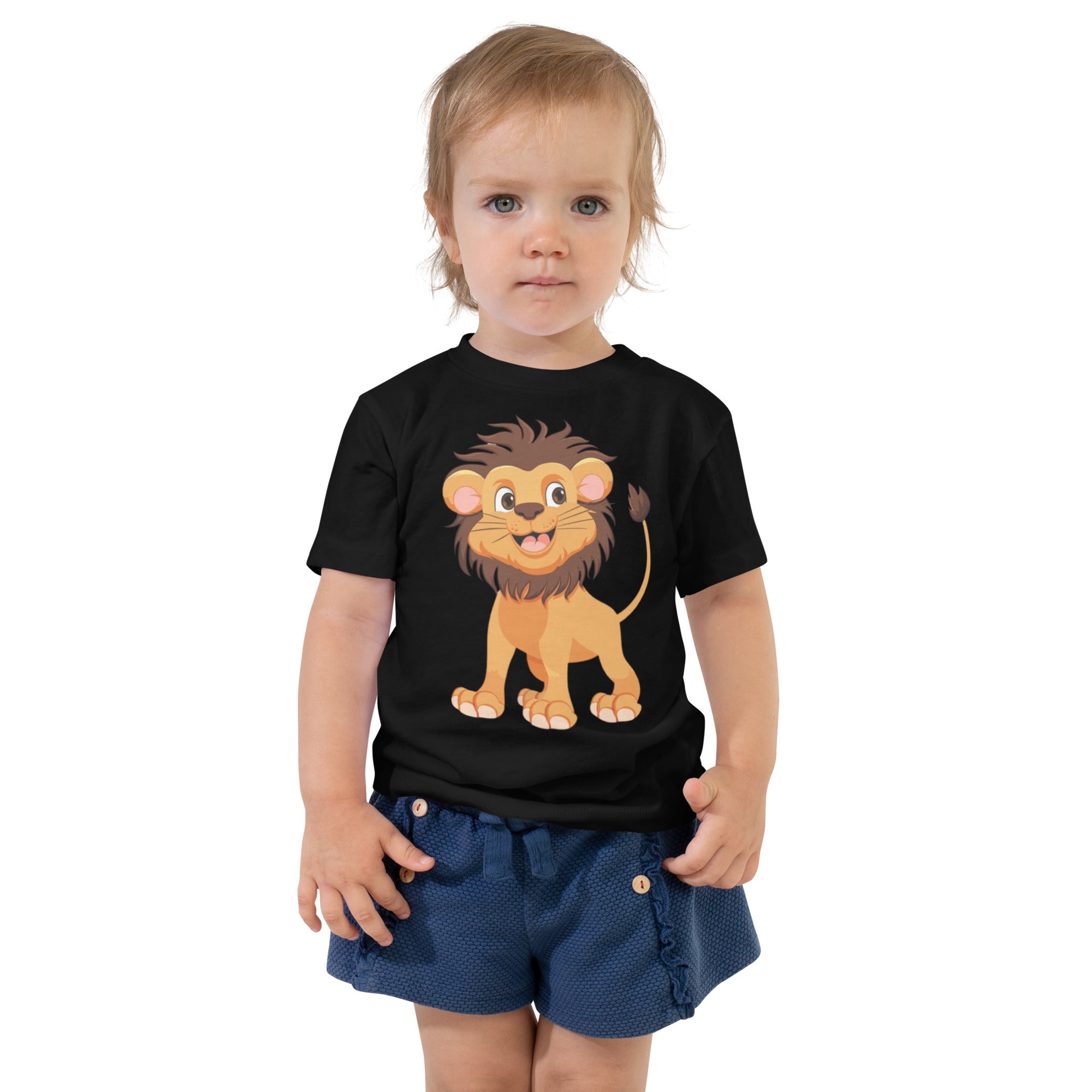 T-shirt Enfant Lion Rigolo – 100% Coton Bio – Doux, Confortable et Résistant (2 - 5 ans) - Louis Alat