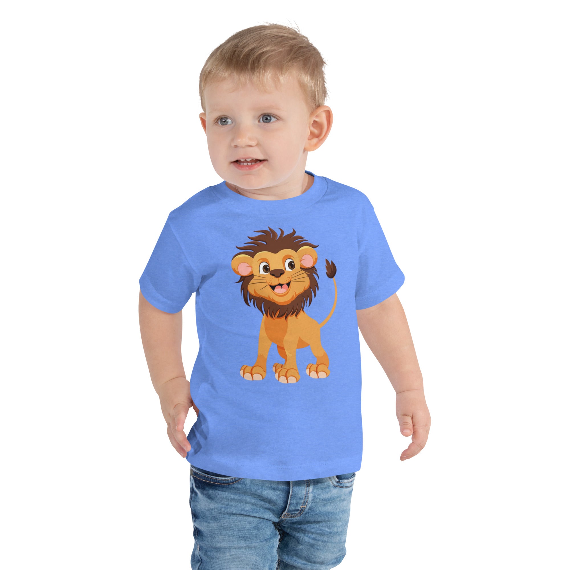 T-shirt Enfant Lion Rigolo – 100% Coton Bio – Doux, Confortable et Résistant (2 - 5 ans) - Louis Alat