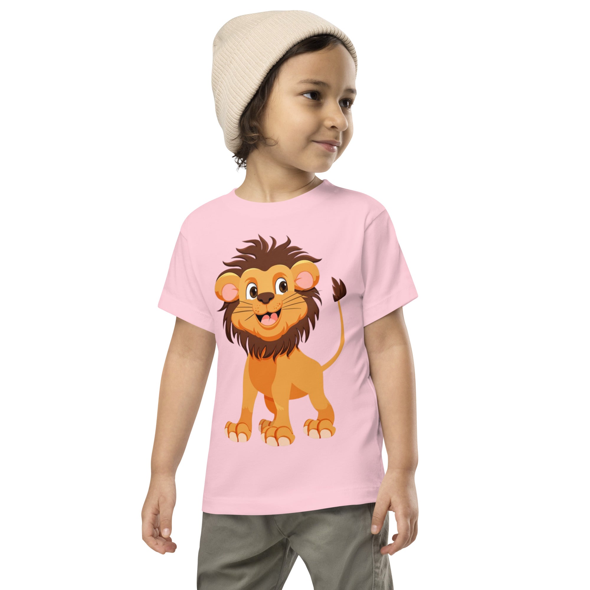 T-shirt Enfant Lion Rigolo – 100% Coton Bio – Doux, Confortable et Résistant (2 - 5 ans) - Louis Alat