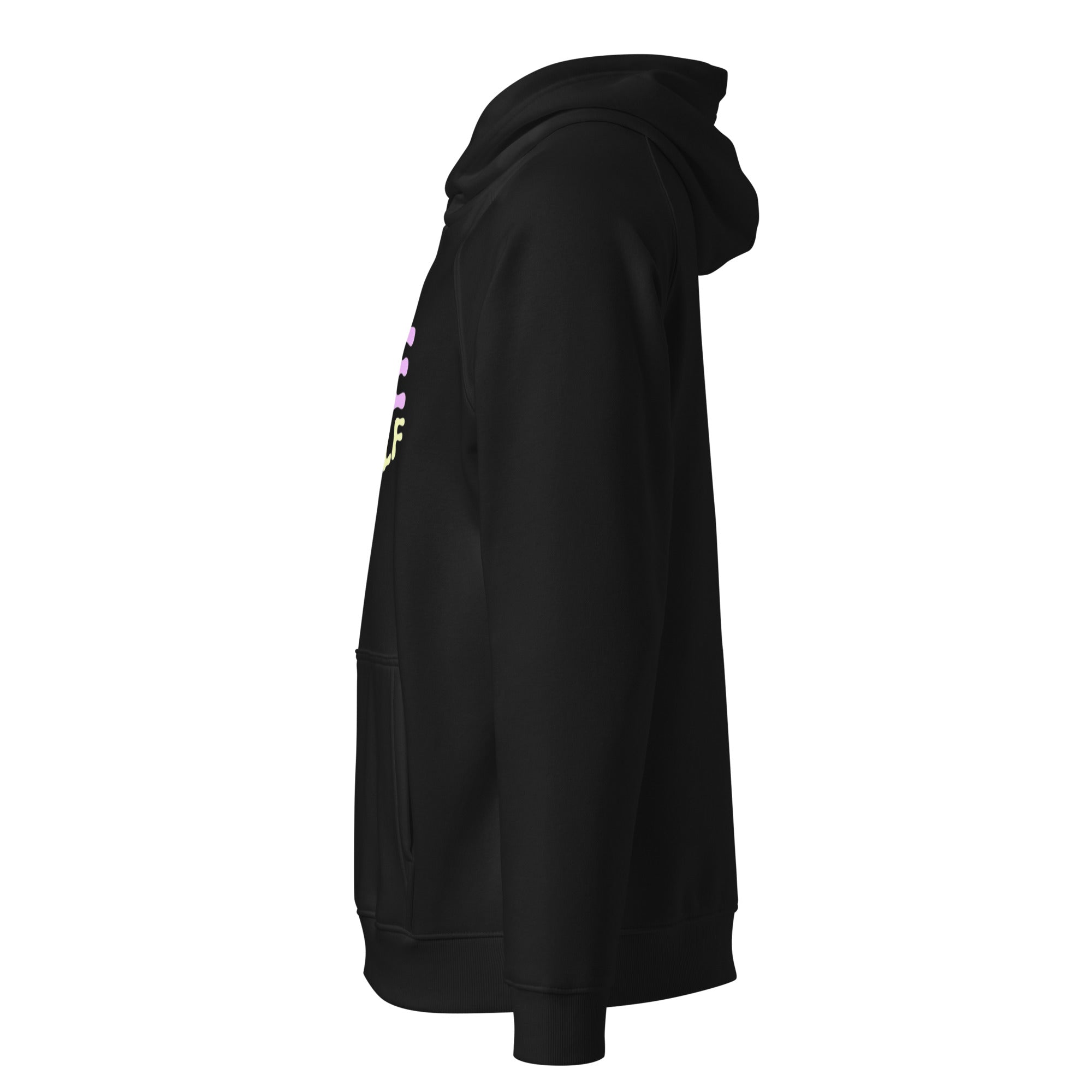 Unisex eco raglan hoodie - Louis Alat