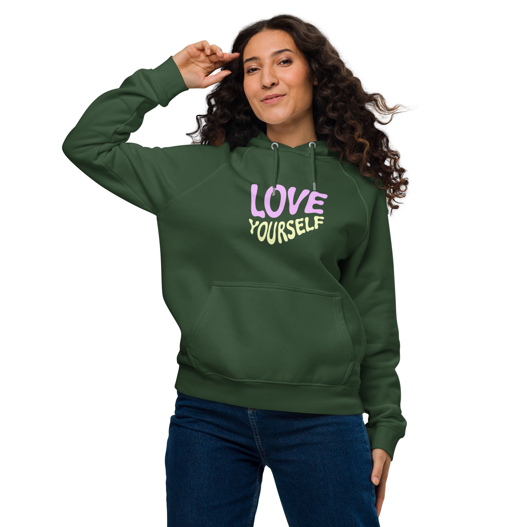 Unisex eco raglan hoodie - Louis Alat